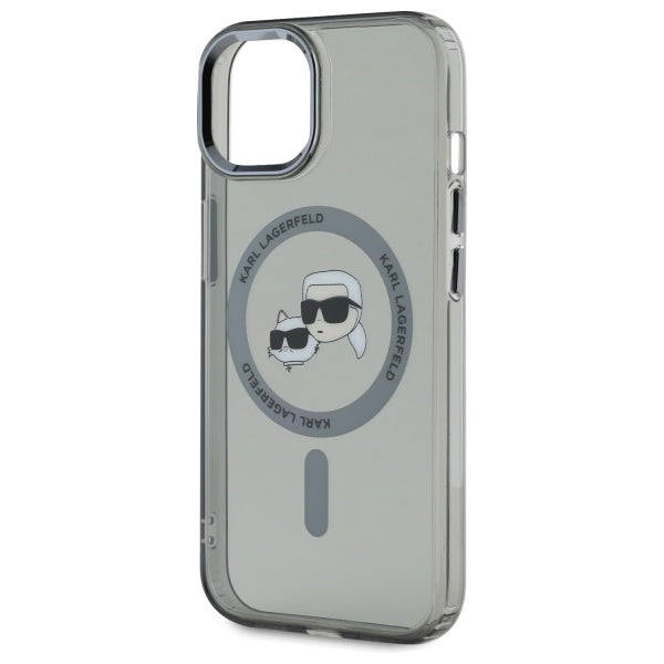 Karl Lagerfeld MagSafe dėklas iPhone 15 – juodas