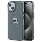 Karl Lagerfeld MagSafe dėklas iPhone 15 – juodas -- iPhone 15