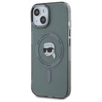 Karl Lagerfeld MagSafe dėklas iPhone 15 – juodas -- iPhone 15