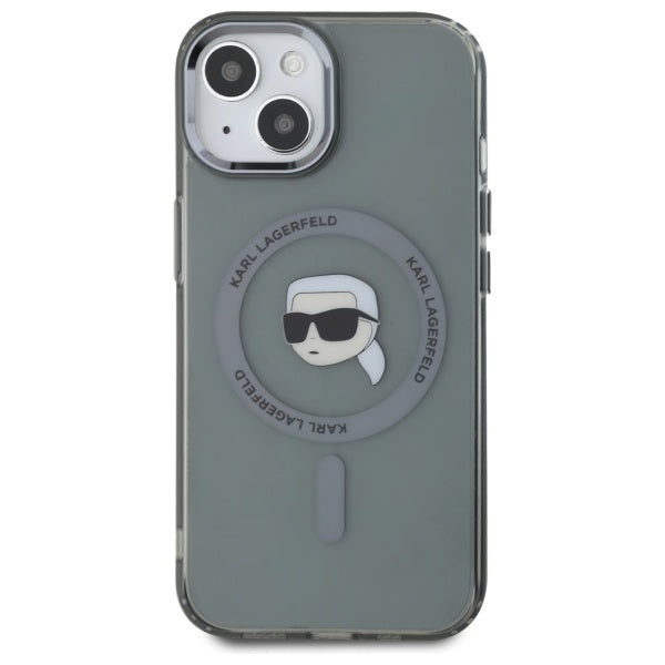 Karl Lagerfeld MagSafe dėklas iPhone 15 – juodas -- iPhone 15