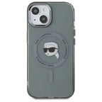 Karl Lagerfeld MagSafe dėklas iPhone 15 – juodas -- iPhone 15