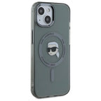 Karl Lagerfeld MagSafe dėklas iPhone 15 – juodas -- iPhone 15