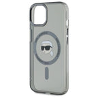 Karl Lagerfeld MagSafe dėklas iPhone 15 – juodas -- iPhone 15