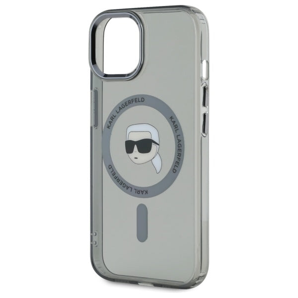 Karl Lagerfeld MagSafe dėklas iPhone 15 – juodas -- iPhone 15