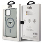Karl Lagerfeld MagSafe dėklas iPhone 15 – juodas -- iPhone 15