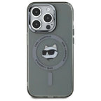 Karl Lagerfeld MagSafe dėklas iPhone 15 Pro Max – juodas