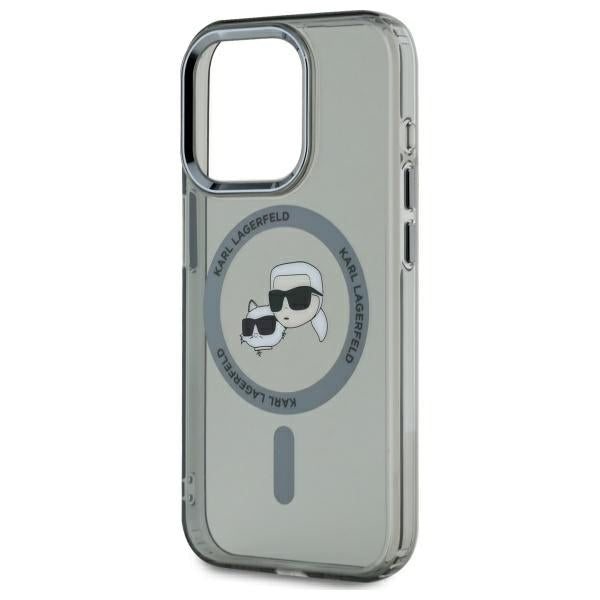 Karl Lagerfeld MagSafe dėklas iPhone 15 Pro Max – juodas