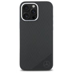 Mercedes MagSafe dėklas iPhone 16 Pro 6.3 – juodas