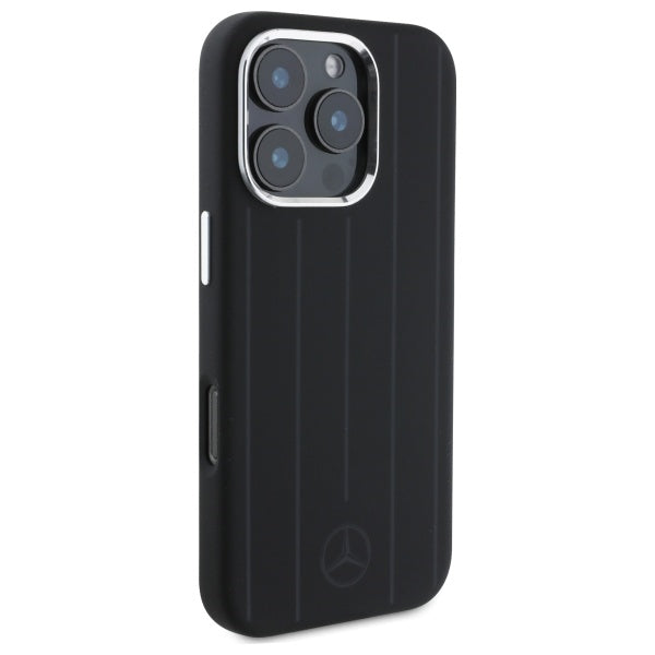 Mercedes-Benz MagSafe dėklas iPhone 16 Pro – juodas