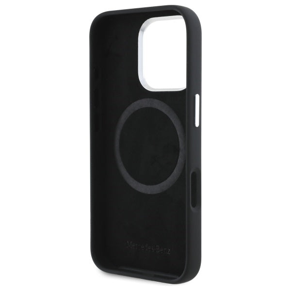 Mercedes-Benz MagSafe dėklas iPhone 16 Pro – juodas