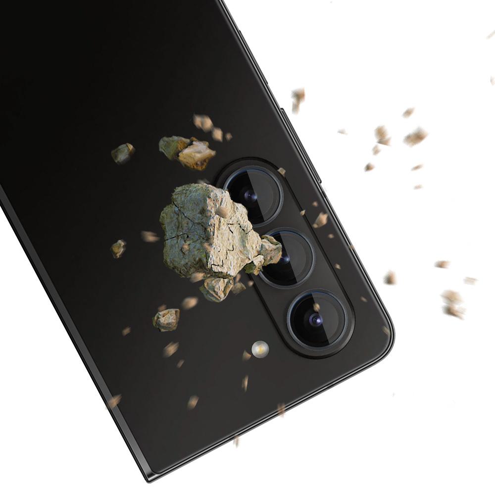 Grūdintas stiklas fotoaparato objektyvui 3mk Lens Protection Pro Black, skirtas Samsung Galaxy Z Fold 6