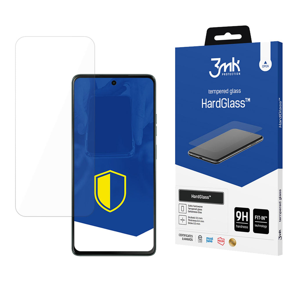 Grūdintas stiklas 3mk HardGlass, skirtas Motorola Moto G75 -- Motorola Moto G75
