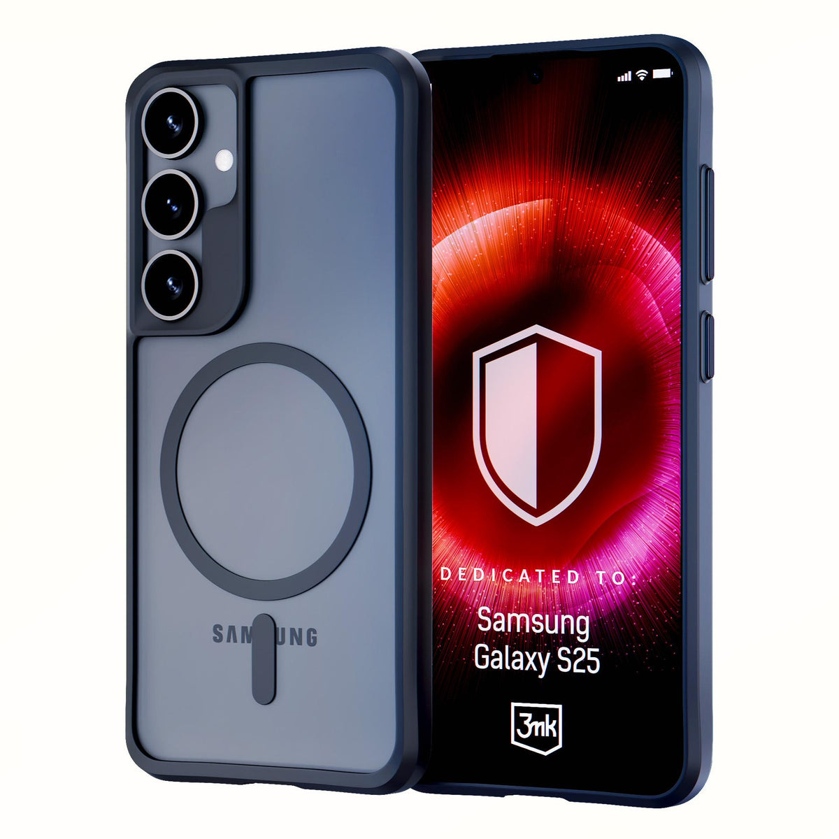 3mk Satin Armor MagCase, skirtas Samsung Galaxy S25 – skaidrus