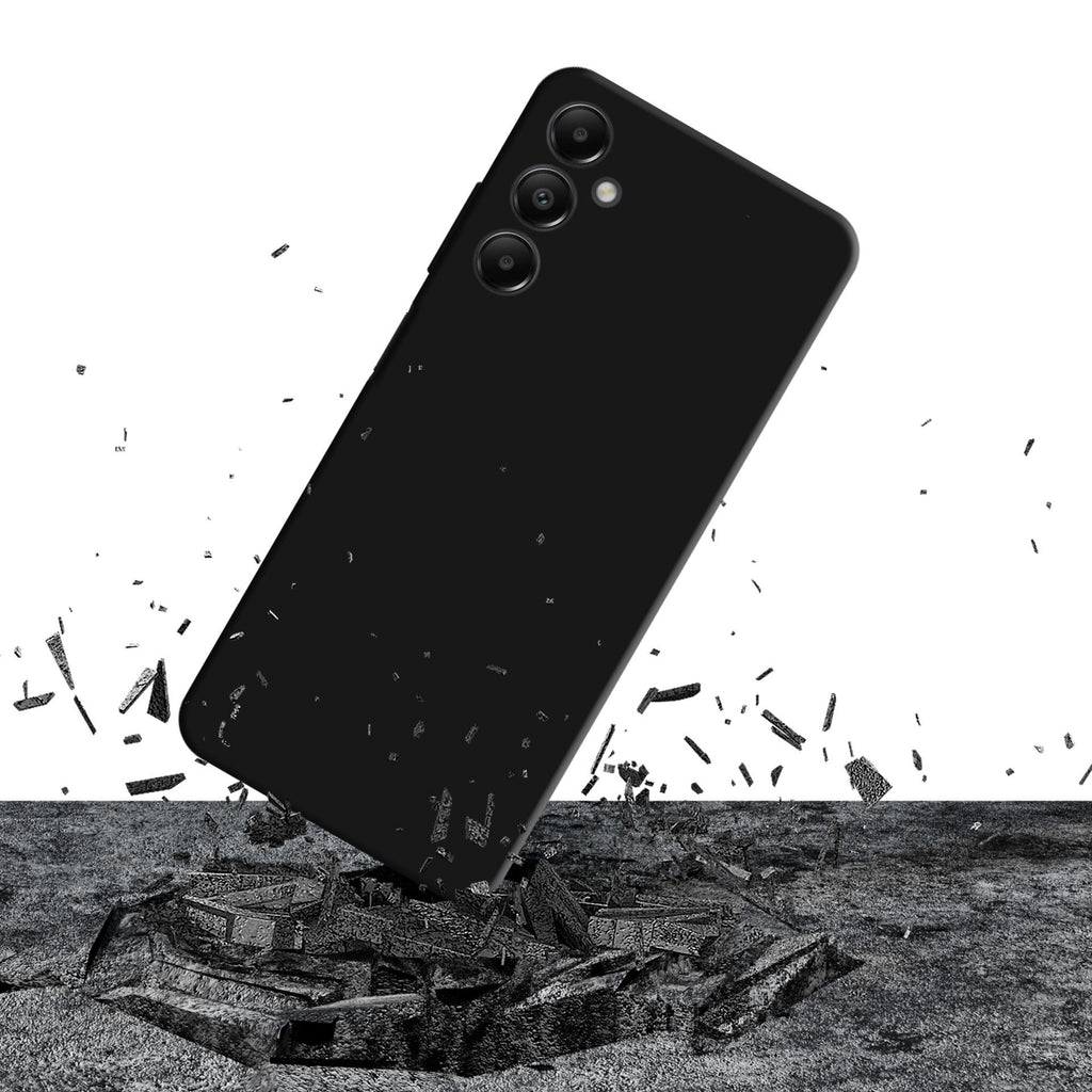 3mk silikoninis dėklas, skirtas Samsung Galaxy A05s – juodas -- Samsung Galaxy A05s