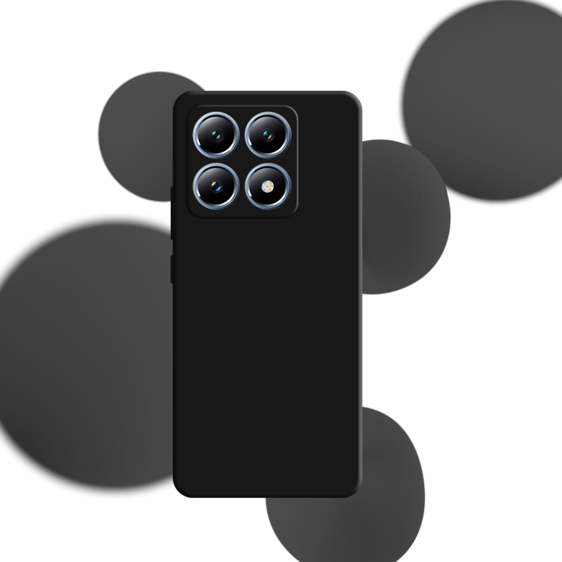 3mk silikoninis dėklas, skirtas Xiaomi 14T - juodas