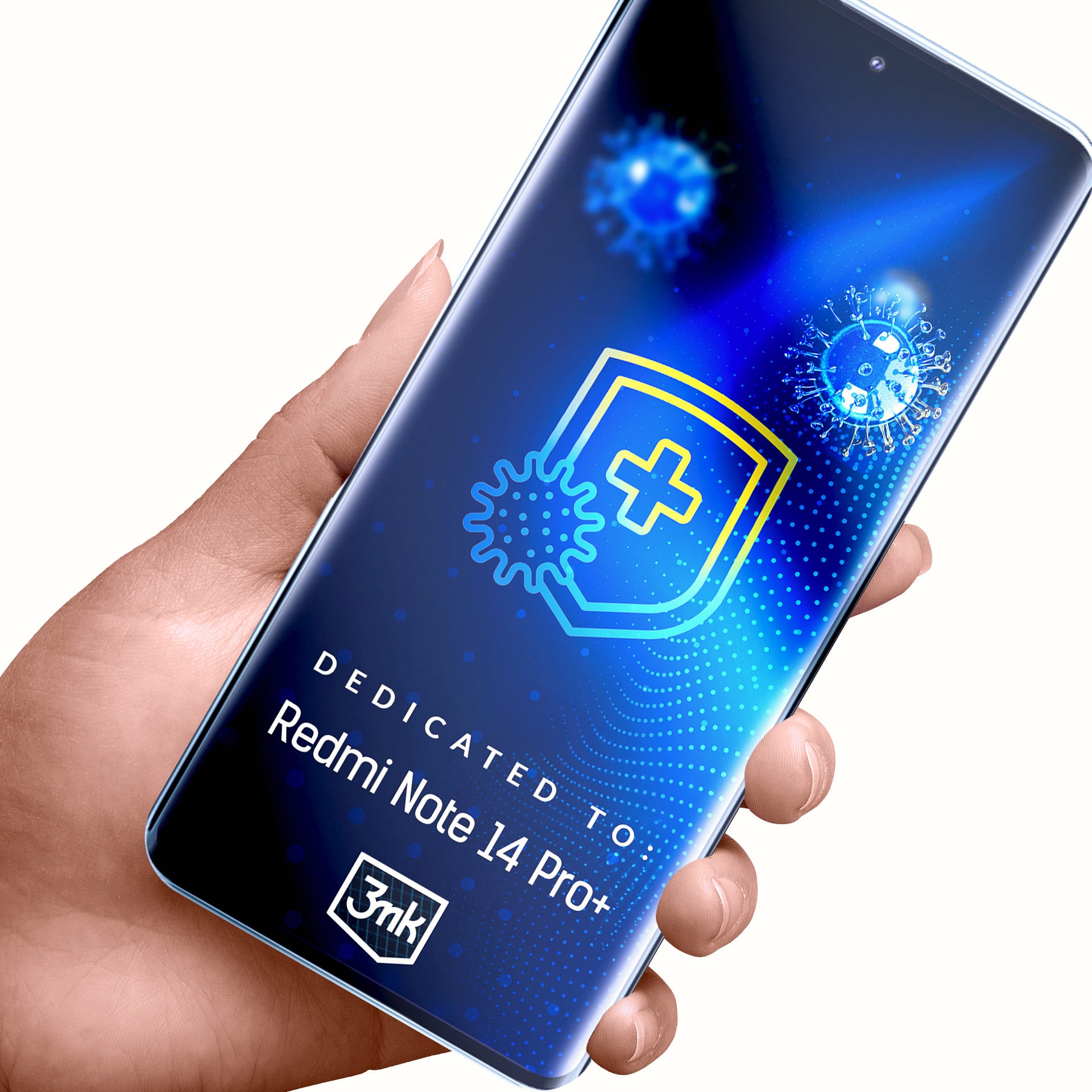 3mk SilverProtection+ apsauginė plėvelė, skirta Xiaomi Redmi Note 14 Pro+ -- Xiaomi Redmi Note 14 Pro+