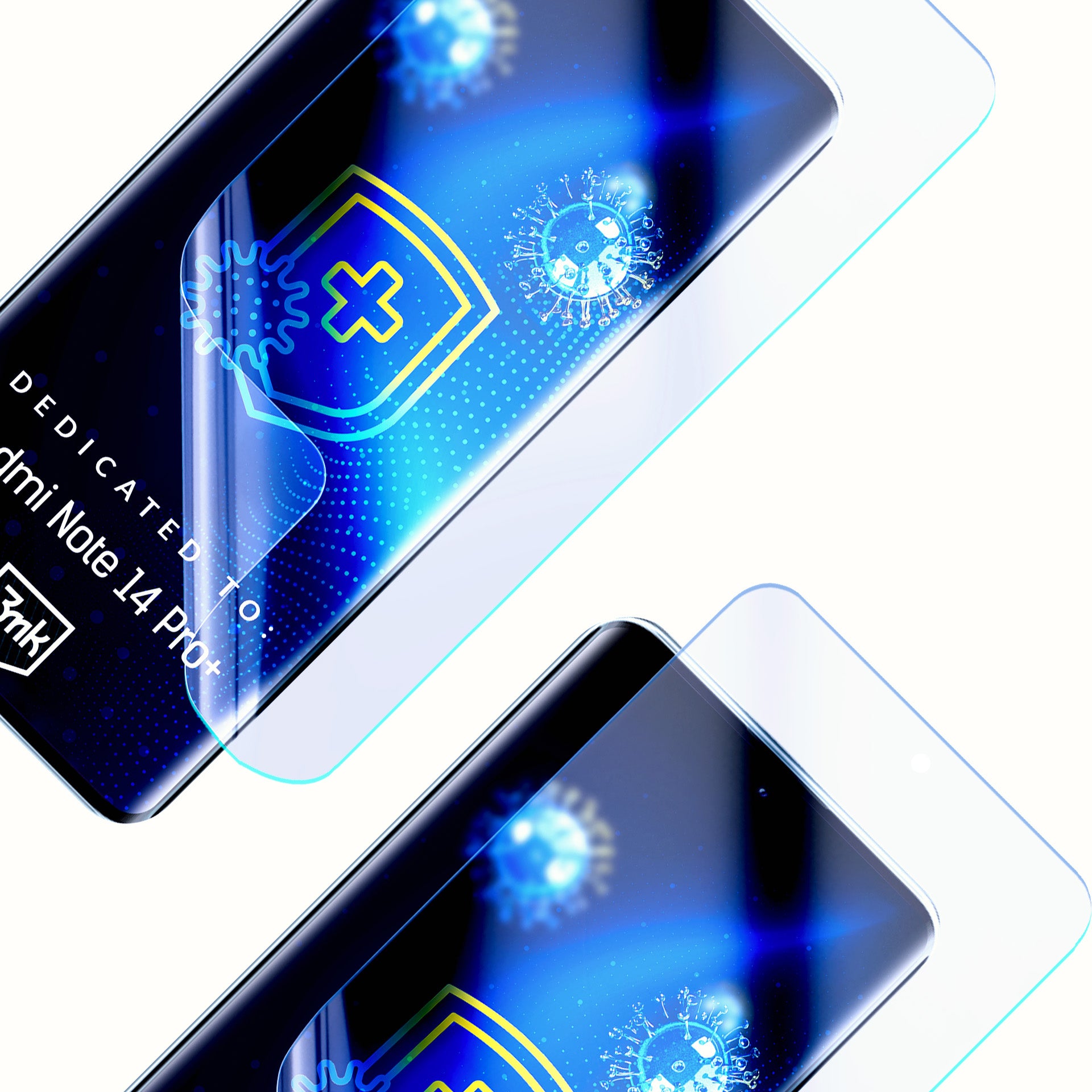 3mk SilverProtection+ apsauginė plėvelė, skirta Xiaomi Redmi Note 14 Pro+ -- Xiaomi Redmi Note 14 Pro+