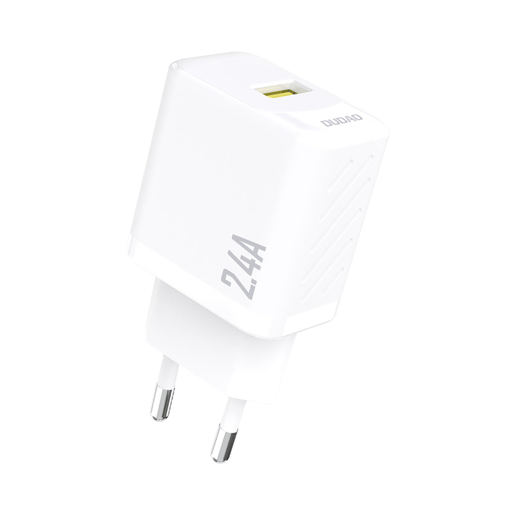 Dudao A23 2.4A USB-A įkroviklis - baltas