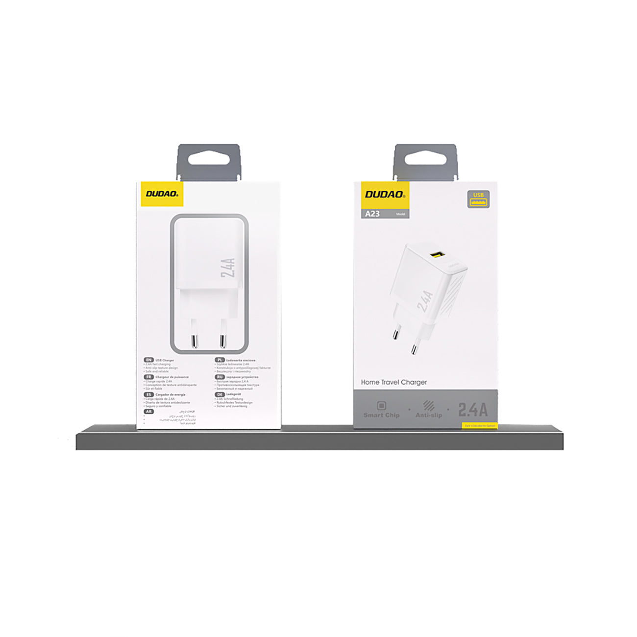 Dudao A23 2.4A USB-A įkroviklis - baltas