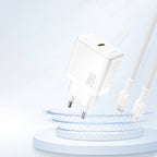 Dudao A26 PD20W GaN USB-C įkroviklis - baltas