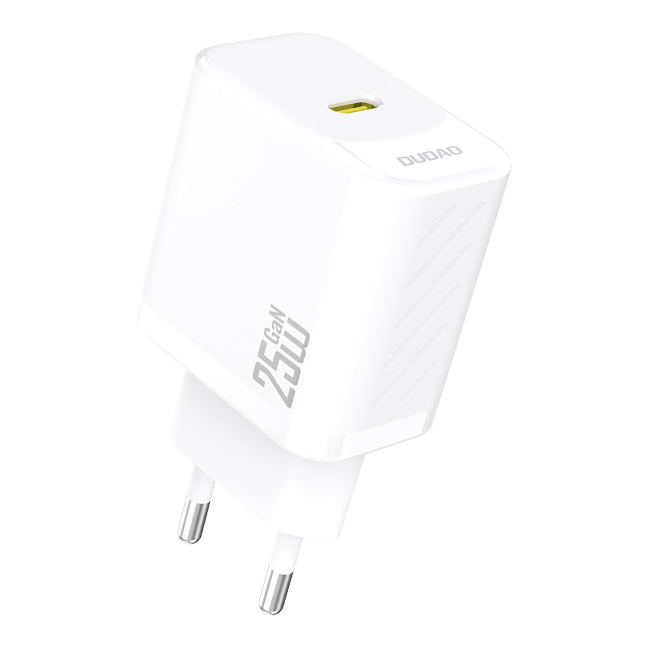 Dudao A27 25W GaN USB-C sieninis įkroviklis - baltas