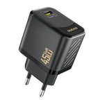 Dudao A28 45W GaN USB-C sieninis įkroviklis - juodas