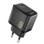 Dudao A28 45W GaN USB-C sieninis įkroviklis - juodas