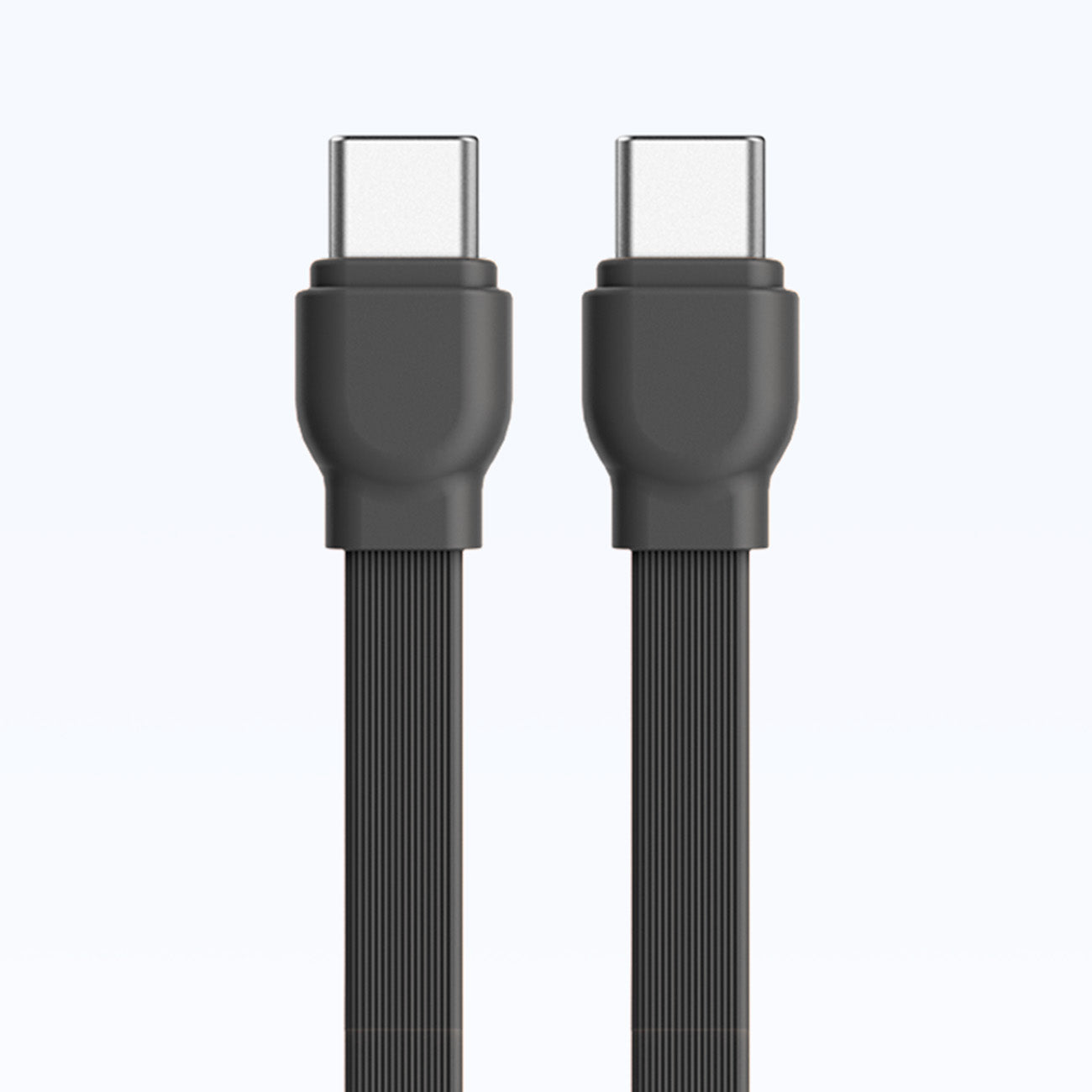 Dudao išorinė baterija K22+ itin kompaktiška 10000mAh 22.5W USB-C su pakabuku / laidu - pilka