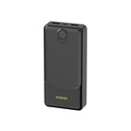 Dudao išorinė baterija K10 10000mAh 2.4A 2 x USB-A - juoda