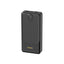 Dudao išorinė baterija K10 10000mAh 2.4A 2 x USB-A - juoda