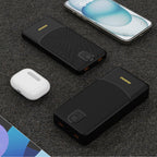 Dudao išorinė baterija K10 10000mAh 2.4A 2 x USB-A - juoda