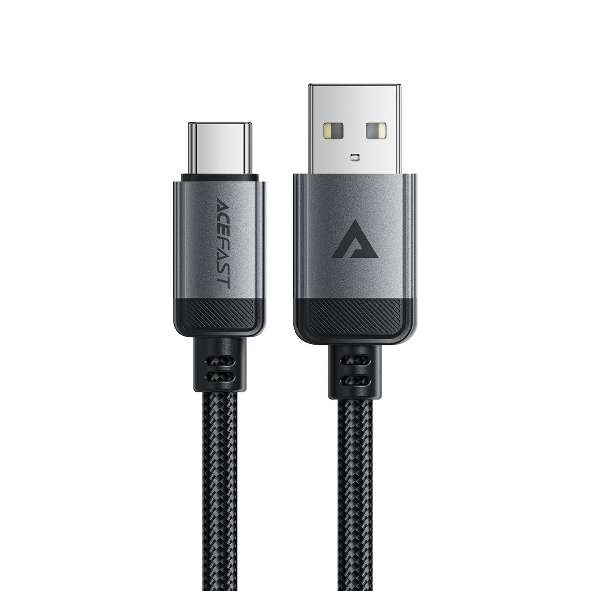 Acefast C20-04 USB-A – USB-C Kabelis 480Mb/s 3A 1,2m – juodas