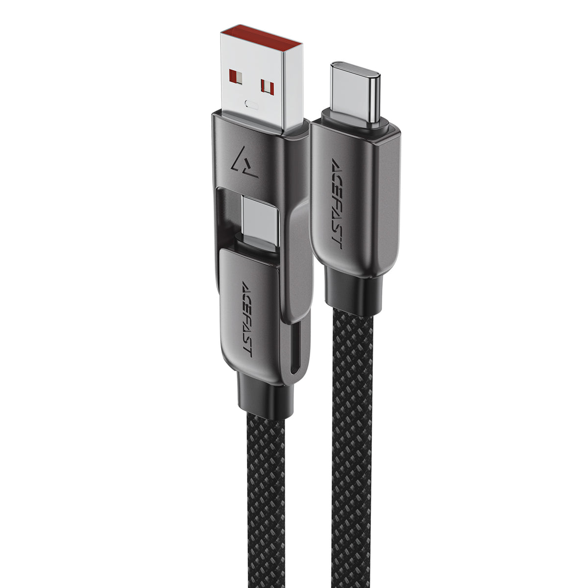 Acefast C13-04 __TK1__ - USB-A / __TK1__ Kabelis 480Mb/s 3A 1.2m - juodas