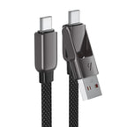 Acefast C13-04 __TK1__ - USB-A / __TK1__ Kabelis 480Mb/s 3A 1.2m - juodas