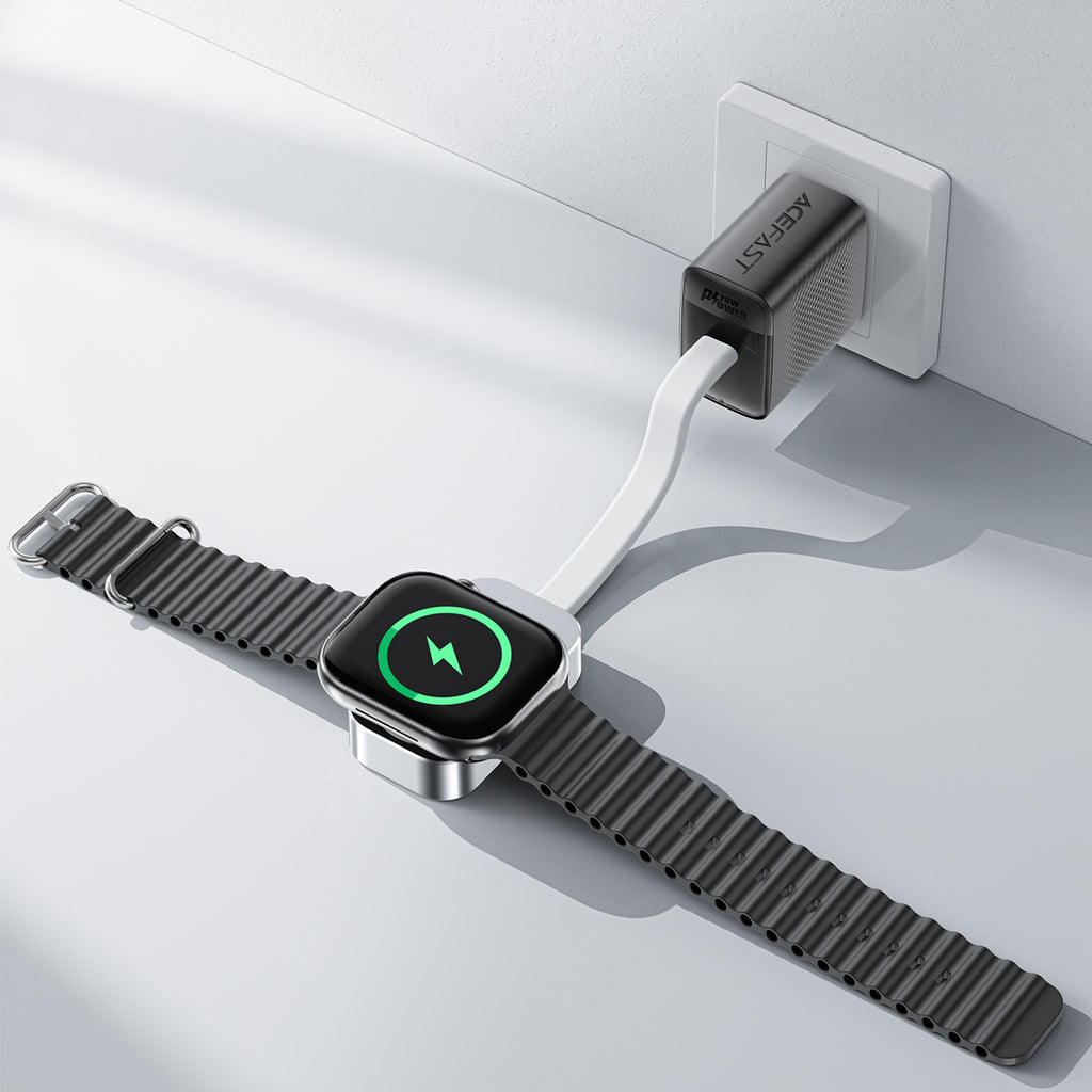 Acefast E21 5W belaidis kroviklis Apple Watch - sidabrinė -- Apple Watch