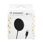 Wozinsky belaidis Qi2 indukcinis įkroviklis 15W - juodas