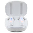 BMW Bluetooth ausinės BMBEMIATP20LOH TWS + prijungimo stotelė balta/balta Spausdinti logotipai