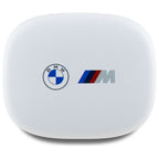 BMW Bluetooth ausinės BMBEMIATP20LOH TWS + prijungimo stotelė balta/balta Spausdinti logotipai