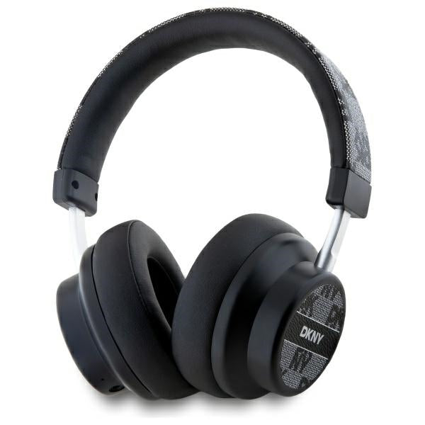 DKNY Bluetooth ausinės DKBHM2PCSHLK juodos/juodos languotos spalvos