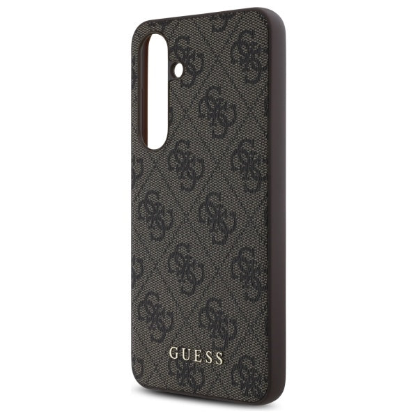 Guess 4G dėklas Samsung Galaxy S24 FE – rudas