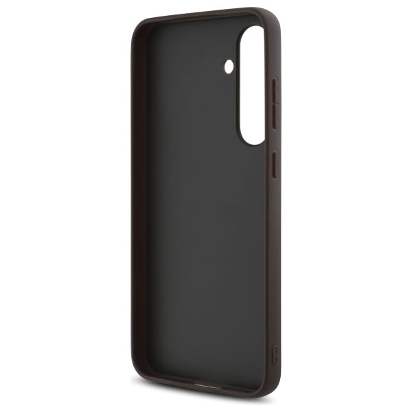 Guess 4G dėklas Samsung Galaxy S24 FE – rudas