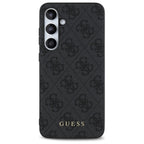 Guess 4G dėklas Samsung Galaxy S24 FE – pilkas