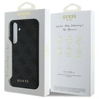 Guess 4G dėklas Samsung Galaxy S24 FE – pilkas