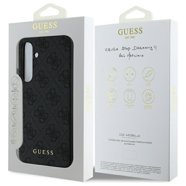 Guess 4G dėklas Samsung Galaxy S24 FE – pilkas