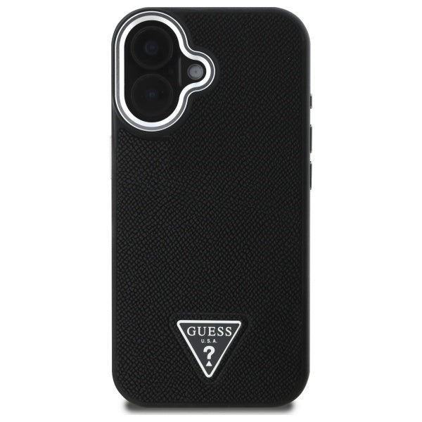 Guess MagSafe dėklas iPhone 16 Plus – juodas