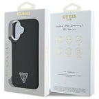 Guess MagSafe dėklas iPhone 16 Plus – juodas