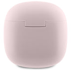 Guess Bluetooth ausinės GUTWSJ14ESGP TWS + prijungimo stotelė rožinė/rožinė spausdintas klasikinis logotipas