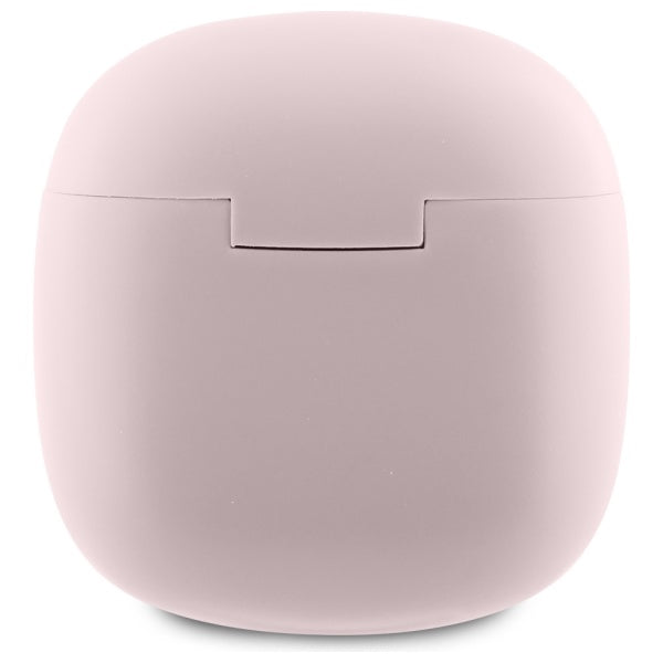 Guess Bluetooth ausinės GUTWSJ14ESGP TWS + prijungimo stotelė rožinė/rožinė spausdintas klasikinis logotipas