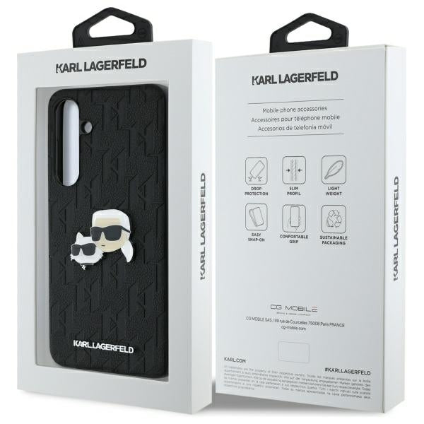 Karl Lagerfeld dėklas Samsung Galaxy S24 FE – juodas