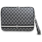 DKNY Sleeve Checkered Pattern Printed Stripes 14" nešiojamojo kompiuterio dėklas - juodas -- Laptop Bags